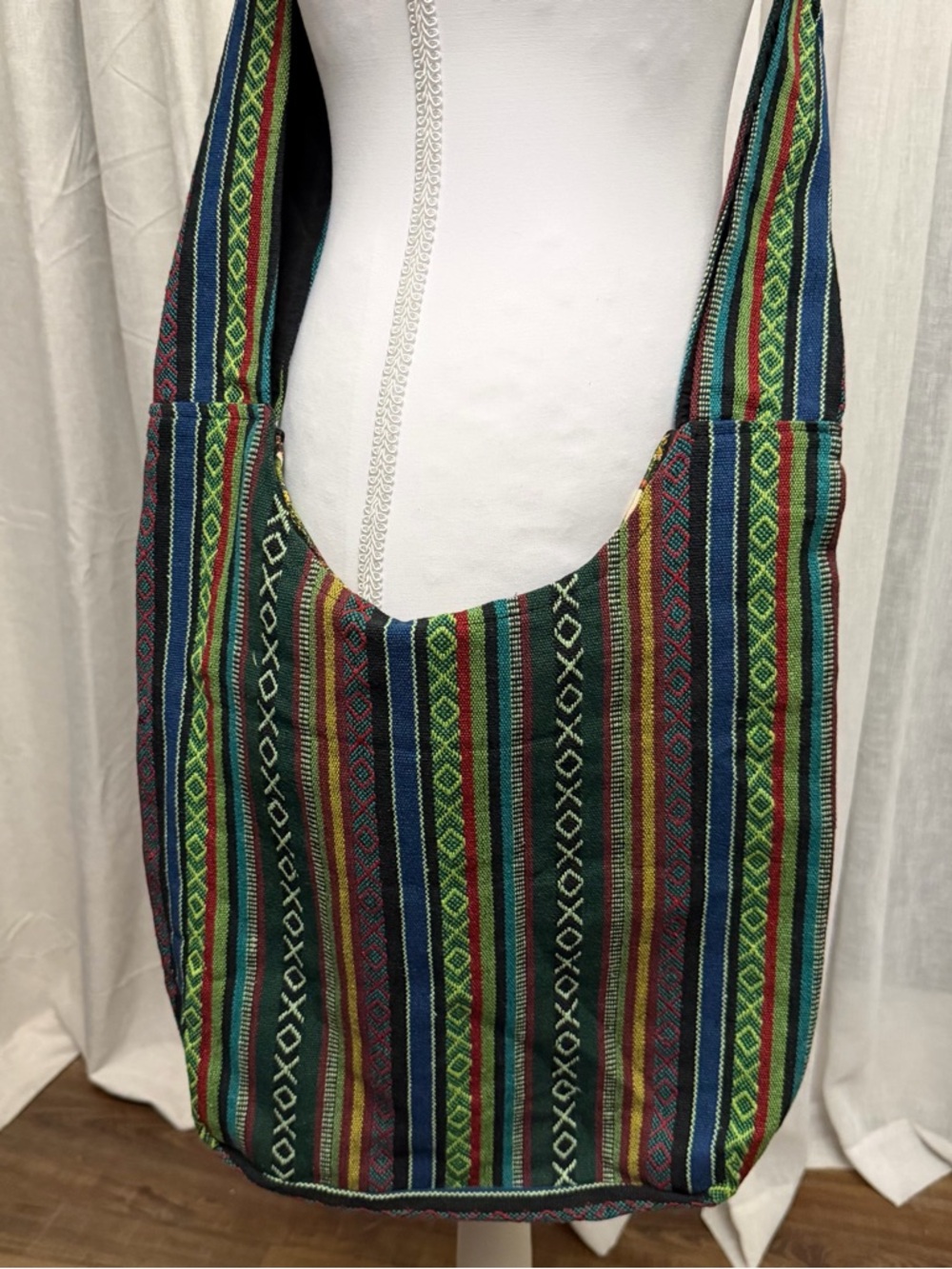 Kathmandu Mushroom Print Crossbody Bag - Picture 5 of 11